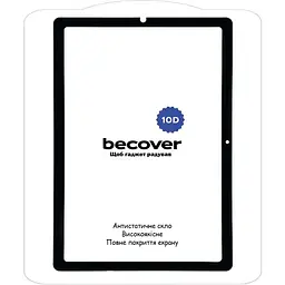 Захисне скло BeCover 10D для Samsung Galaxy Tab S6 Lite 10.4" P620/P625/P627 2024 Black (710802) - мініатюра 2
