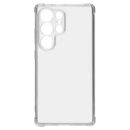 Прозрачный чехол для Samsung Galaxy S25 Ultra 5G с защитой камеры и усиленными бортами, тонкий, силиконовый, бесцветный, ударопрочный, противоударный бампер с закрытой камерой, ArmorStandart (ARM81601)