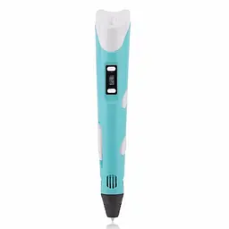 3D-ручка для малювання з екраном 3д Ручка Pen2 MyRiwell з LCD-дисплеєм Блакитна - мініатюра 5