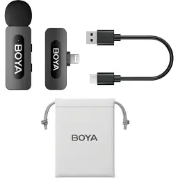 Микрофон Boya BY-V1 Lightning Black (BY-V1) - миниатюра 2