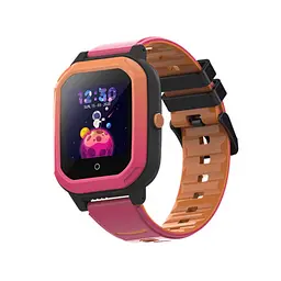 Смарт-годинник дитячий Wonlex KT20 з камерою WI-FI GPS SIM-карта відеодзвінок Рожево-помаранчевий (17766-hbr)