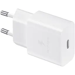 Зарядний пристрій Samsung 15Вт USB-С, білий (EP-T1510NWEGEU)