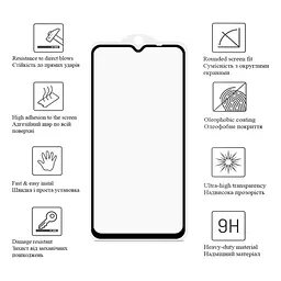 Скло захисне Drobak Matte Ceramics Anty Spy Samsung Galaxy A14 (676714) - мініатюра 2