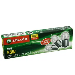 Автолампа Zollex R5W 24V - мініатюра 2