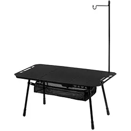 Складаний стіл Naturehike CNK2450JJ025, 80х40 см, алюміній, чорний