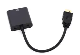 Перехідник HDMI M VGA F (з аудіо інтерфейсом), кабель 20см. OEM - мініатюра 4