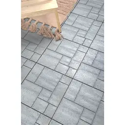Покриття для підлоги MultyHome Mosaic декоративне рифлене 30х30 см 6 шт. світло-сіре (211858) - мініатюра 5