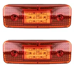 Габарит прямокутний 115х40 мм 12/24V Led 9 діодів Помаранчевий 2 шт. (TH 931)