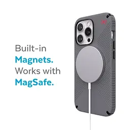 Чохол протиударний з антимікробним покриттям Speck Presidio2 Grip MagSafe 141726-9133 для Apple iPhone 13 Pro (6.1") Grey - мініатюра 9