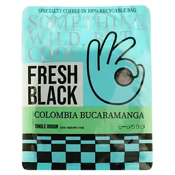 Кава в зернах Fresh Black Colombia Bucaramanga 200 г - мініатюра 2