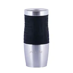 Термокухоль Kamille KM-2069 380мл чорний - мініатюра 2