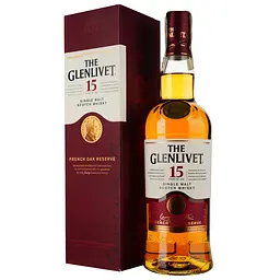 Віскі The Glenlivet 15 yo, в подарунковій упаковці, 40%, 0,7 л (322149)