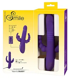 Вібратор Sweet Smile Thrusting Pearl Triple 24.8 см фіолетовий - мініатюра 2