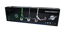 Самокат Scale Sports 88х38х86-96 см Чорний 000231593 - мініатюра 2