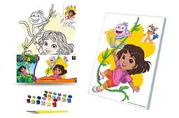 Творчий набір для малювання за номерами Dora з полотном 30х40 см (QB914-003)