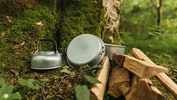 Набір туристичного посуду Easy Camp Adventure Cook Set L Silver (580039) - мініатюра 2