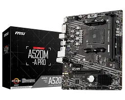 Материнська плата MSI A520M-A Pro Socket AM4 (A520M-A PRO) - мініатюра 4