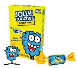 Порошковий напій Jolly Rancher Water Drink Mix Blue Raspberry 6 стіків - мініатюра 2