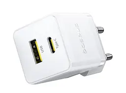 Швидке зарядне з кабелем Baseus Palm Fast Charger C+U 30 W + Cable Type-C to Type-C P1011160A213-01 Біле - мініатюра 3