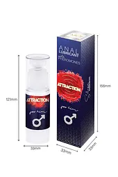 Анальний лубрикант з феромонами ANAL LUBRICANT WITH PHEROMONES ATTRACTION FOR HIM 50 ML TONGA 83-LT2387 98094 - мініатюра 3