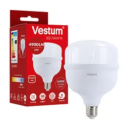 Лампочка Vestum LED T140 50W 6500K 220V E27 (1-VS-1610) - мініатюра 2