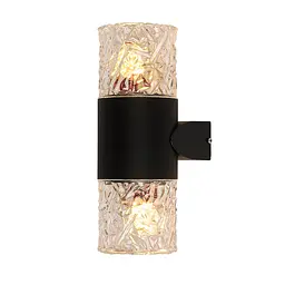 Бра настінне Levistella 804W1907-2 BK, E27, 40W, чорний з прозорим плафоном, сучасний стиль для вулиці - мініатюра 2