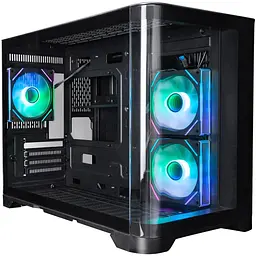 Корпус 1stPlayer UV6-BK-2FC7R-1FC7 Black без БП (UV6-BK-2FC7R-1FC7)
