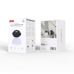 Камера спостереження XO CR15 EU Indoor Dual Mirror Zoom 6-Megapixel Біла 6975837587335 - мініатюра 2