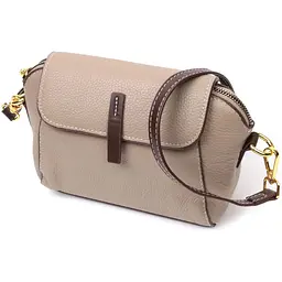 Стильна жіноча компактна сумка з натуральної шкіри Vintage 18х15х6,5 см sum0029026