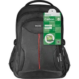 Рюкзак для ноутбука Defender Carbon 15.6" 26077 (Чорний) - мініатюра 7