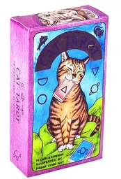 Карти Таро Tarot Deck Милий кіт Cat Tarot 78 штук у комплекті 10 см