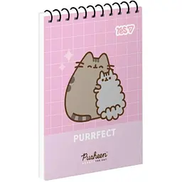 Зошит для записів Yes А7/80 од.спіраль Pusheen: Purrfect Mood ВДЛ