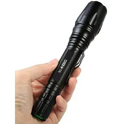 Ліхтар ручний X-Balog BL-8668 акумуляторний з кліпсою та ремінцем CREE T6 2x18650 Zoom - мініатюра 7