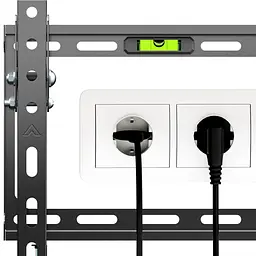 Кронштейн для ТВ AGN AGN43-220T з нахилом/23"-43"/45 кг/max.VESA 200x200/Чорний - мініатюра 4
