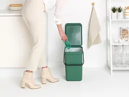 Відро для сміття Brabantia Sort&Go, 25 л, темно-зелений (129964) - мініатюра 4
