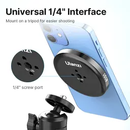 Тримач для телефона Ulanzi Vijim Magsafe to 1/4 Interface Adapter UV-3004 R101 Black - мініатюра 8