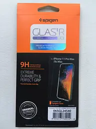 Протиударне захисне скло Spigen Screen Protector Glass для iPhone 11 Pro Max/XS Max (6.5") 065GL24540 - мініатюра 4