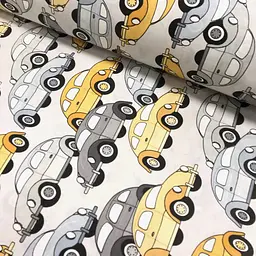 Дитяча постільна білизна в ліжечко CARS CS16, жовтий (CarsVolkswagen_Grey110x160_140) - мініатюра 7
