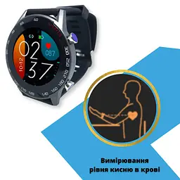 Смарт годинник KMITX T14 Black - мініатюра 4