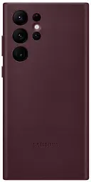 Чохол шкіряний оригінальний Leather Cover EF-VS908LEEGRU для Samsung Galaxy S22 Ultra (6.8") Burgundy