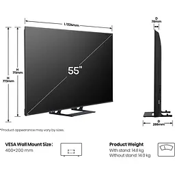 Телевізор Hisense 55E8Q 55" QLED Ultra HD 4K (20016359) EU [162393] - мініатюра 15