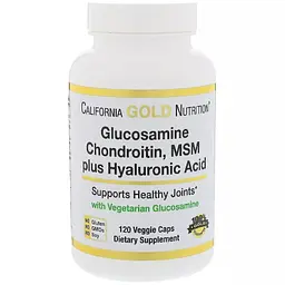 Комплекс для суглобів California Gold Nutrition 120 вегетаріанських капсул - мініатюра 3
