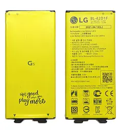 LG G5 BL-42D1F H820 H830 H850 H860 LS992 VS987 Акумулятор оригінал Батарея