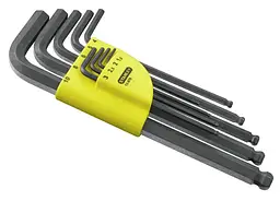 Набір ключів шестигранних із кульковим закінченням Stanley 1-10 мм