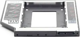 Адаптер Gembird для HDD/SSD 2.5" у відсік CD-ROM приводу ноутбука 9.5мм (MF-95-01) - мініатюра 2