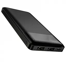 Зовнішній аккумулятор HOCO J72 Easy travel power bank(10000mAh) чорний - мініатюра 2