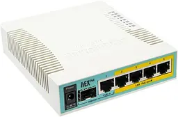 Маршрутизатор MikroTik hEX PoE (RB960PGS) - мініатюра 2