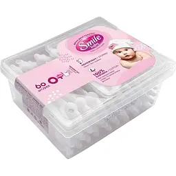 Дитячі ватні палички Smile Baby з обмежувачем 60 шт. - мініатюра 2