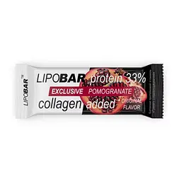 Протеїновий батончик, Lipobar Exclusive — 50 г Pomogranate