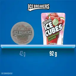 Жувальна гумка Ice Breakers Ice Cubes Watermelon Slushie 92 g - мініатюра 3